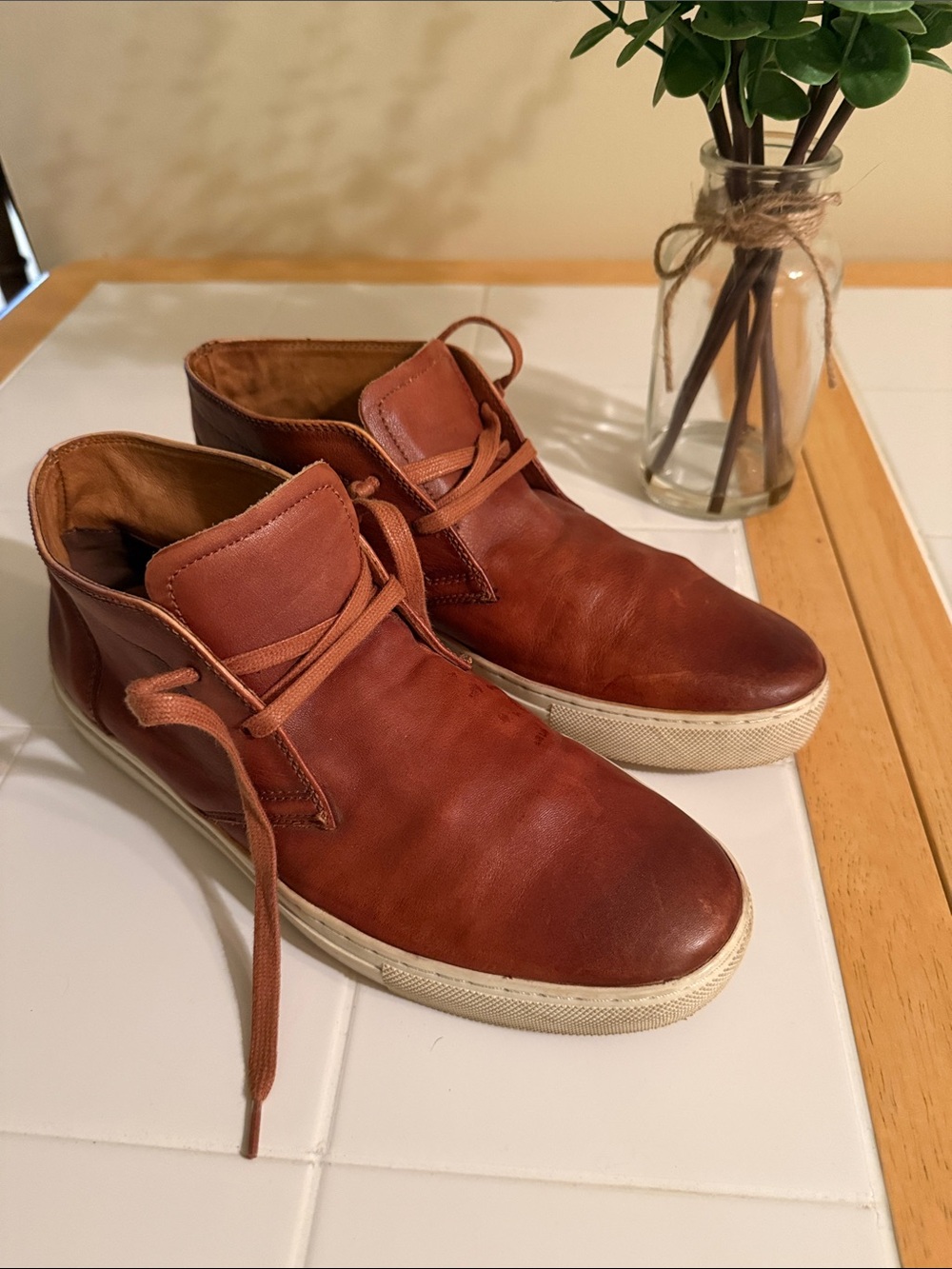 Blake McKay Men’s S5 Owens Leather Chukka Boots Cognac